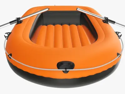 Boat inflatable 04 3D model