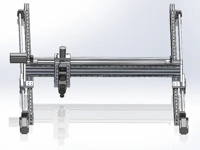 DIY CNC ROUTER - 1600x2150mm 3D model