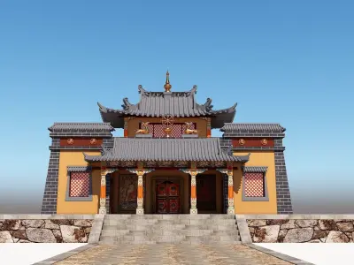TIBET TEMPLE  3D model