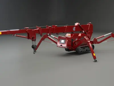 Mini Crawler - Spider Crane 3D model