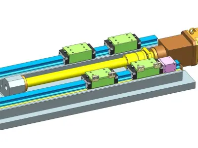 Counter Spindle  of CNC Lathe  3D model