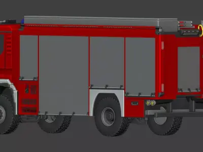 MAN TGM Schlingmann TLF 3000 3D model