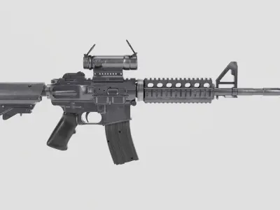 Assault Rifle M4 3D model