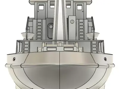 Keenoma Tug RC Model 1-20 3D print model