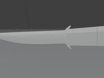 Squad knife  Low-poly 3D model