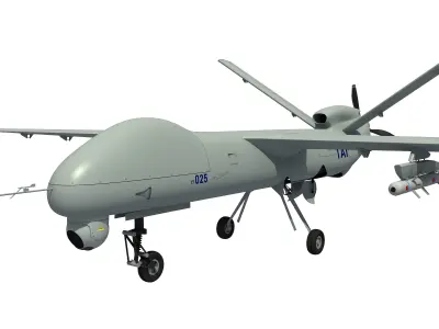 TURKISH UAVs AND DRONEs VOL1 3D model