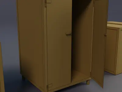 Some Manufacturing Stuff - 3D Model - no texture Low-poly 3D model
