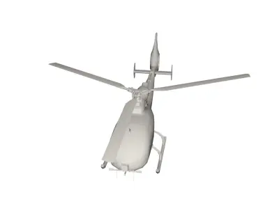 Helicopter 3D model 2