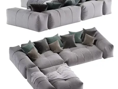 Pixel Sofa Saba 3D model