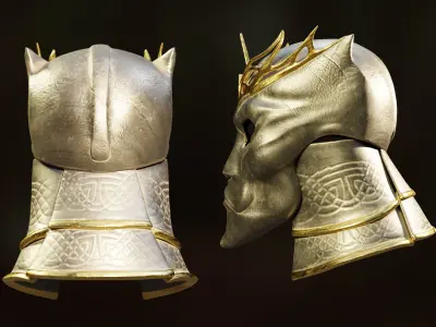 King Arthur Helmet 3D model