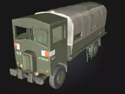 Military Transport Truck  Tactical Vehicle Model 3D model
