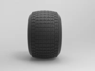 Wheel from Batpod 3D model