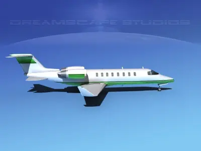 LearJet 45 V05 3D model