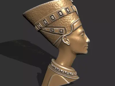 NEFERTITI QUEEN OF ANCIENT EGYPT PENDANT M02 3D print model