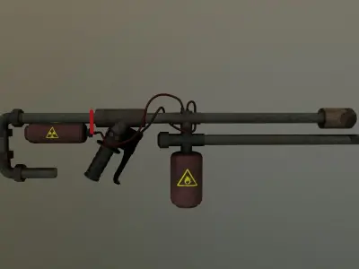 Flame Thrower Free low-poly 3D model purchase