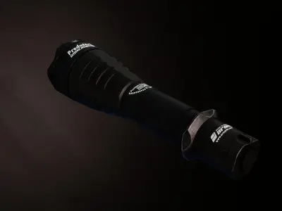 Armytek Predator Pro xhp35 flashlight Low-poly 3D model
