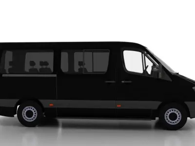 Mercedes Benz Sprinter L2H1 2015 Passenger EU 3D model
