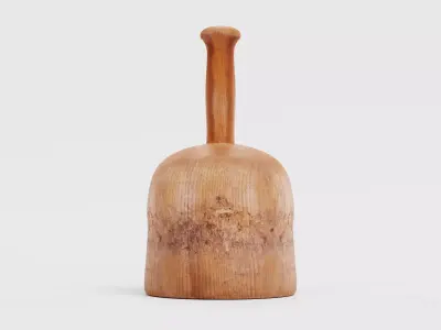 -Wooden Mallet V1- 3D model