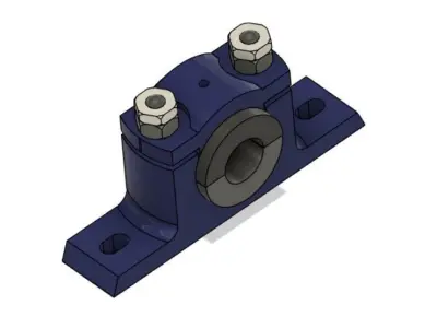 Plummer block 3D model purchase