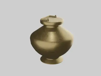 Brass Container Free 3D print model
