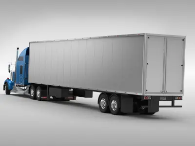 Kenworth W900 3D model