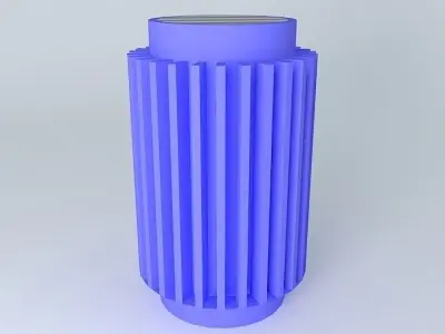 Electro motor Free 3D model