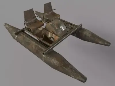 Rusty Waterbike no 2 3D model