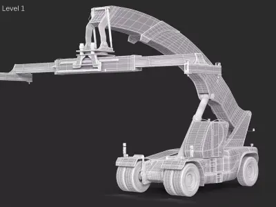 Reach Stacker 3D model buy