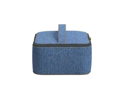 Denim Mini Box Bag 3D model