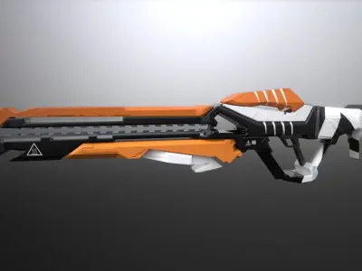 Weapon Pack All In One Futuristic Pack -Modern Pack for games Low-poly 3D model