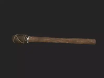 Torch 3D Model 001 Low-poly 3D model