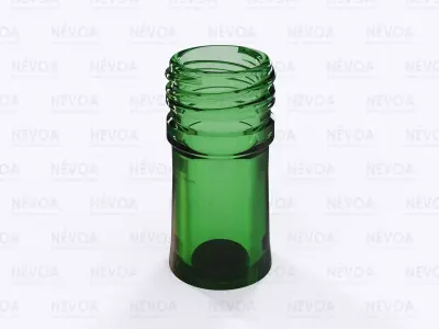 Glass finish - GME 30 14 - 30H 60 LG 2-start thread pilfer proof 3D model