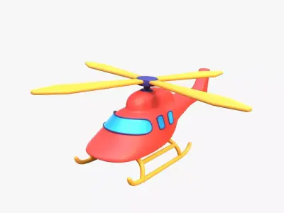 Helicopter 3D model from CGTrader