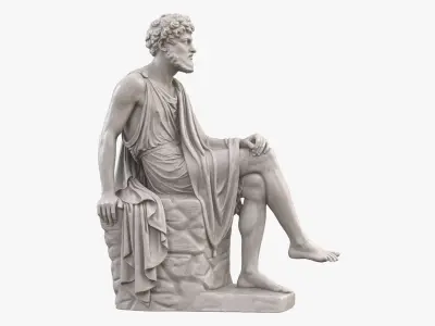 Seated Jew 3D model