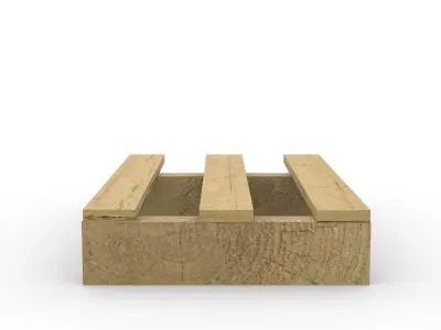 Display pallet 400x600mm Free low-poly 3D model