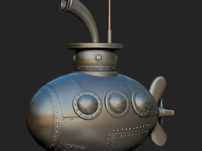 Submarine 3D model 3
