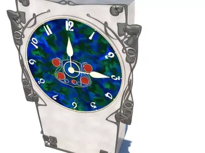 Archibald Knox Clock 3D model