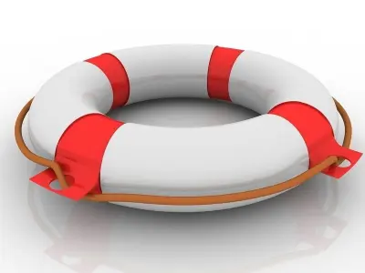 Lifebuoy life preserver 3D model