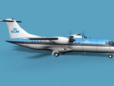 ATR  ATR-42-500 KLM 3D model