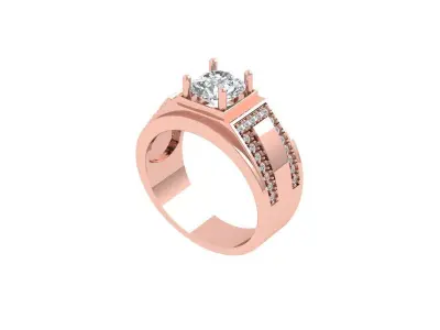 Wedding Ring  3D print model 341