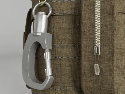 Tactical pouch - Maya 3D model