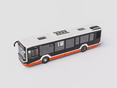 MAN Lions City bus Prague PID - Autobusy Praha 3D model