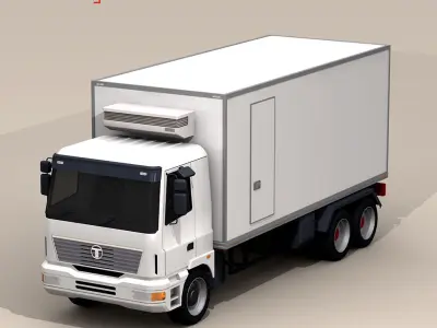 Fridge truck 3D model