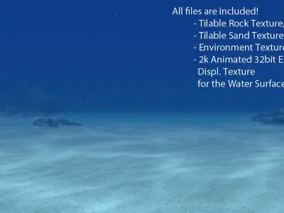 Underwater Scene Animated 3D model