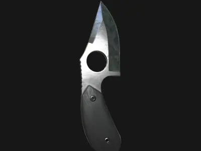 3D Knife Texture Pack Low-poly 3D model