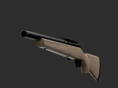 Remington 783 Heavy Barrel Low-poly 3D model