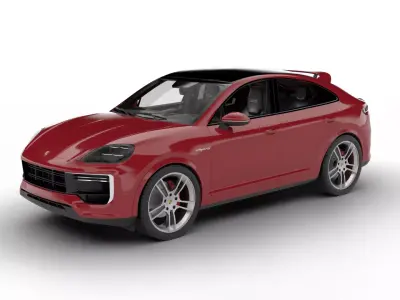 Porsche Turbo Coupe 2026 3d model 3D model