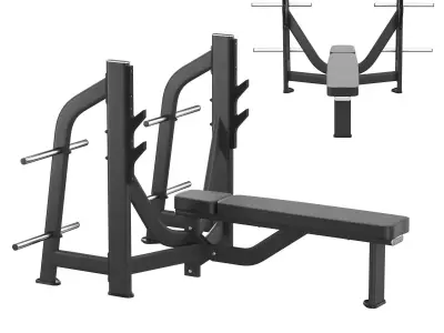 E-7043 Olympic Bench 3D model