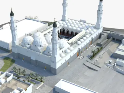 Masjid Quba 3D model