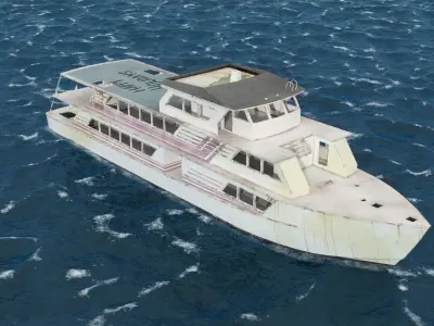 El Dorado Ship just before sinking 3D model